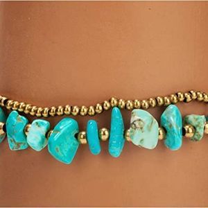 SPUNKYsoul Boho Inspirational New Adventures Good Luck Howlite Bracelet